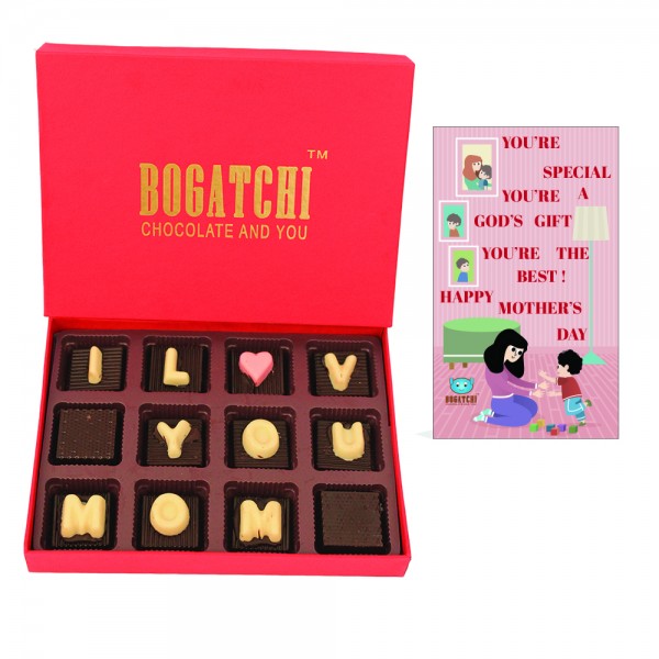 Love U MoM, Mother's Day special Chocolate Box, 120g